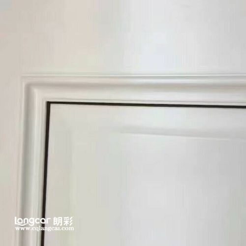 重庆朗彩木门：嵌条木门镶色工艺