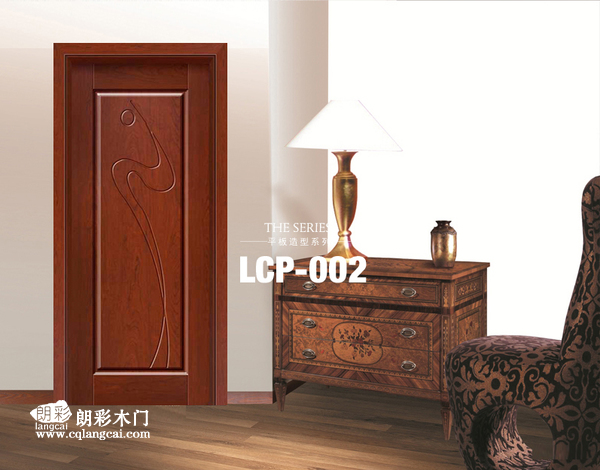 木门型号LCP-002是重庆朗彩木门的*产品