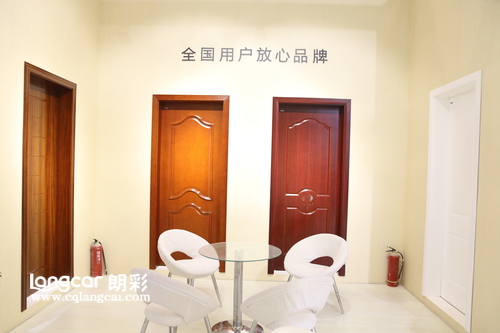 重庆朗彩木门：2017北京木门展展厅多款木门